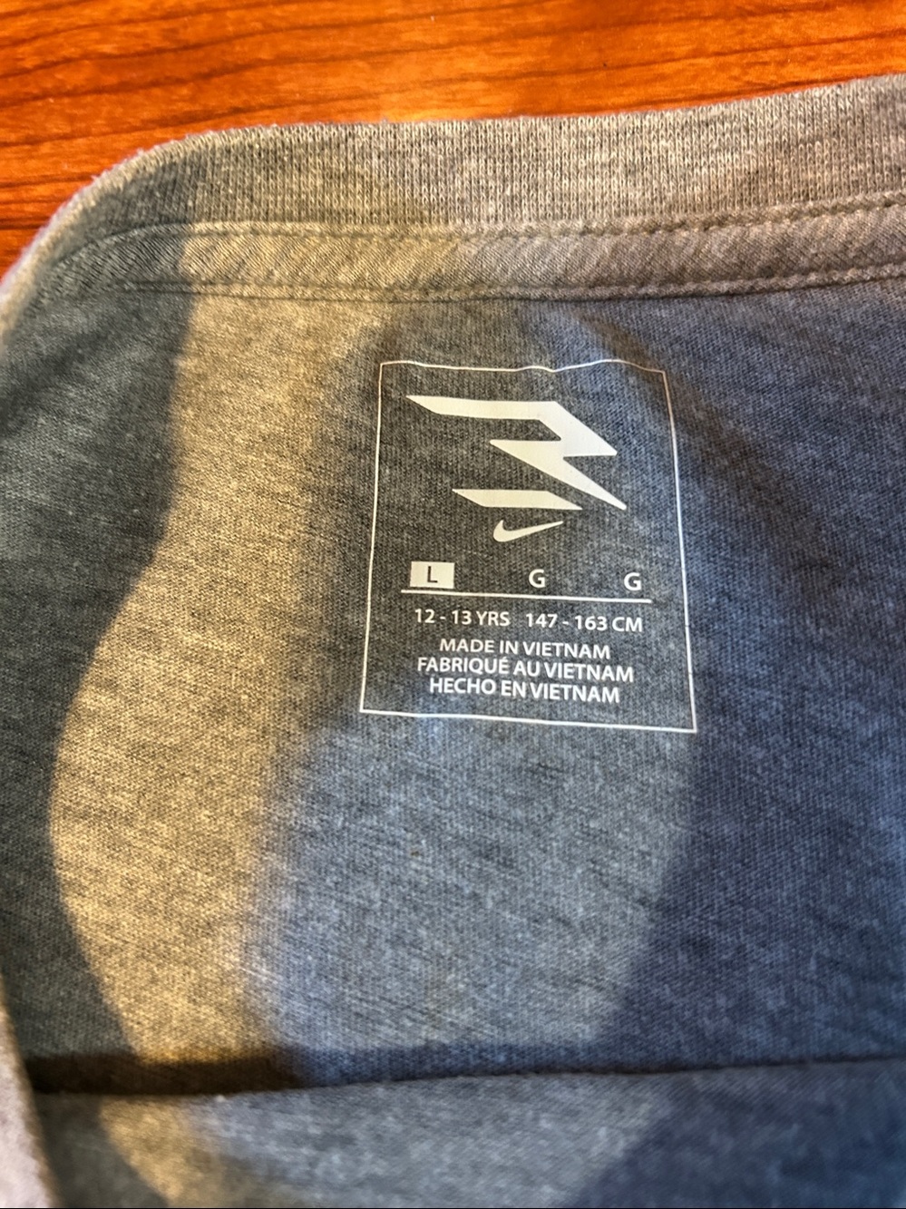 Nike 3brand Boys Long Sleeve Large - Picture 4 of 5